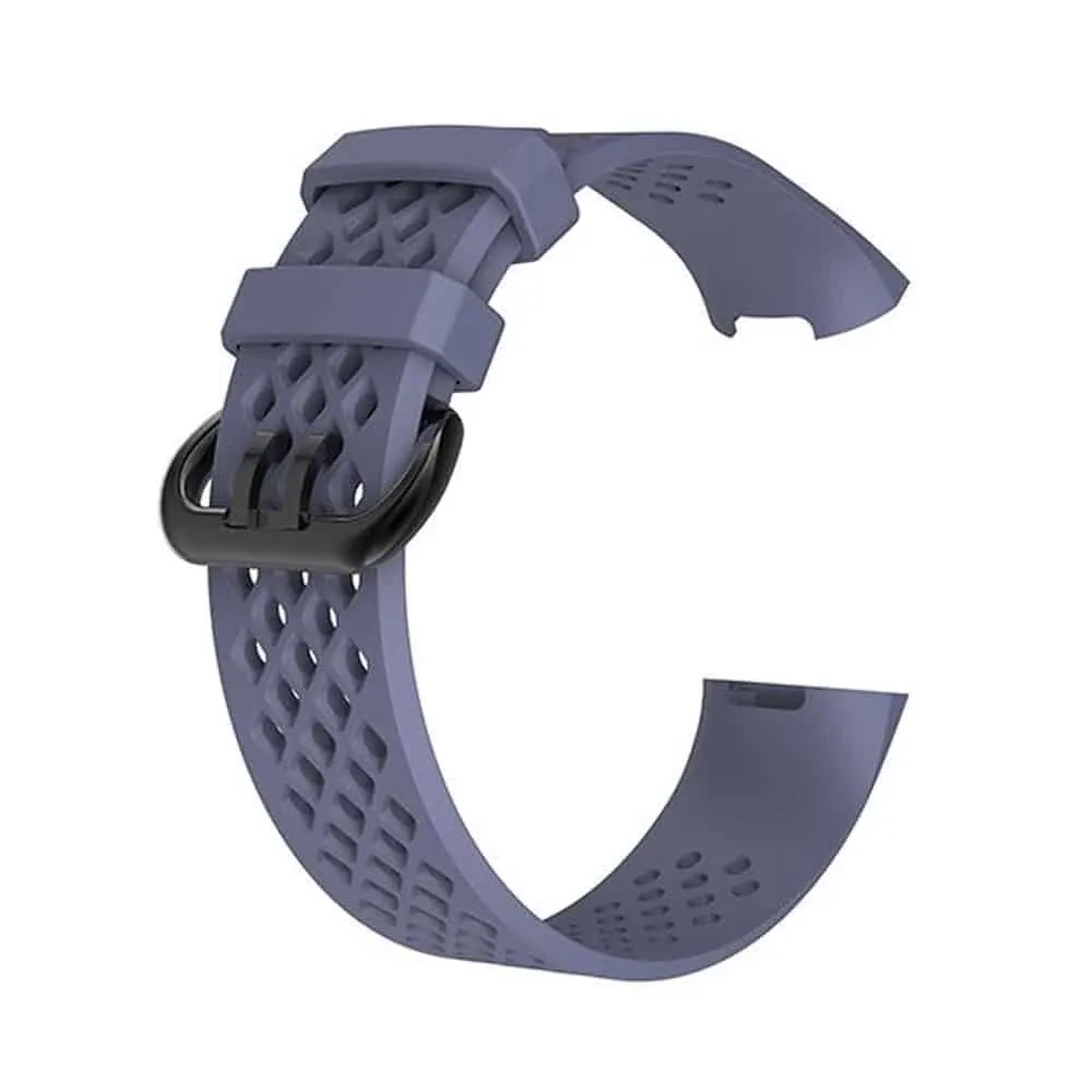 Silicone Strap for Fitbit Charge 3/4 S/M - Grey 22mm