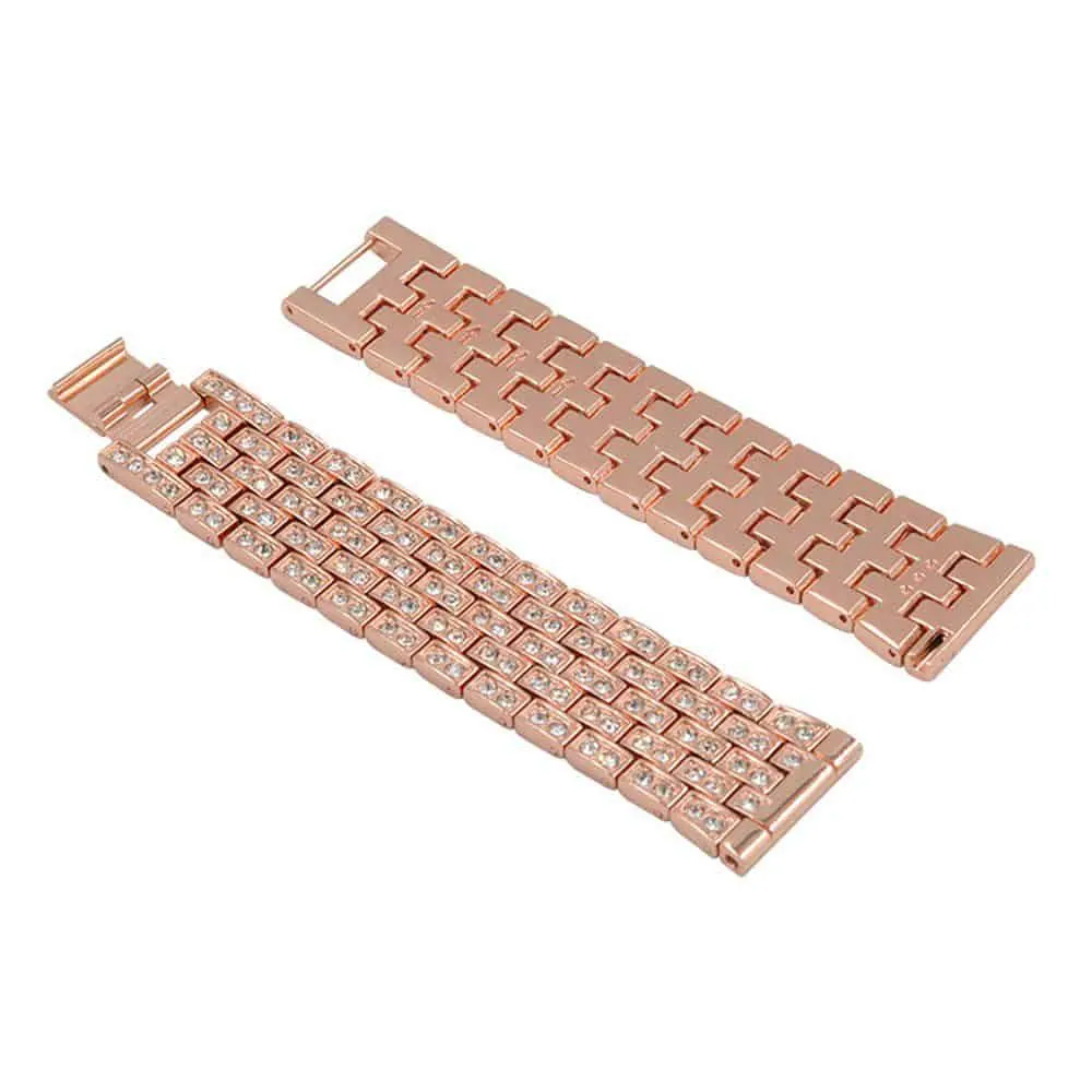 20mm Diamond Steel Strap for Samsung Galaxy Watch - Rose Gold