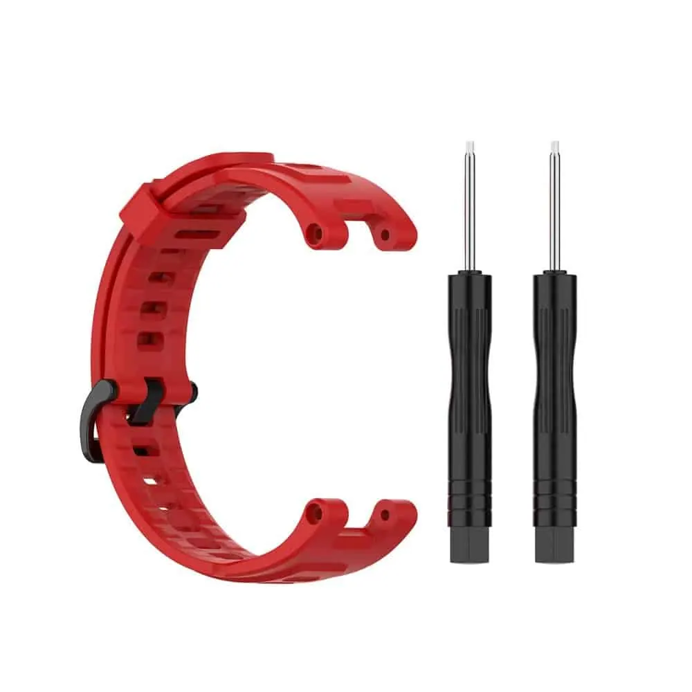 Amazfit T-Rex replacement silicone strap - Red