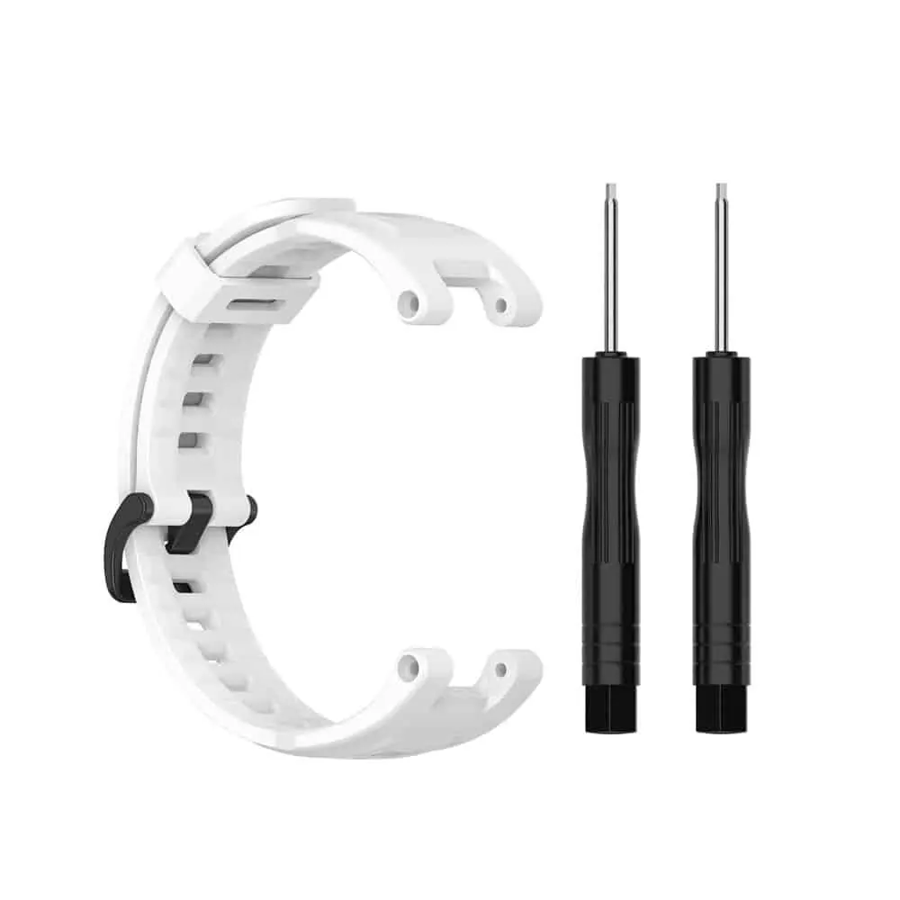 Amazfit T-Rex replacement silicone strap - White