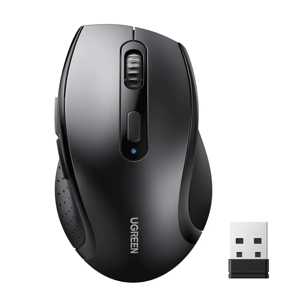 UGREEN M511 Ergonomic 2.4GHz Wireless Mouse – Black