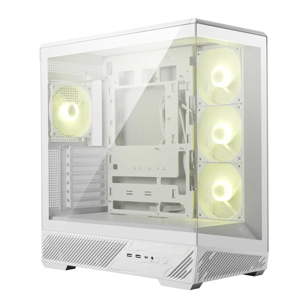MSI MAG PANO 130R PZ ATX Gaming Chassis – White