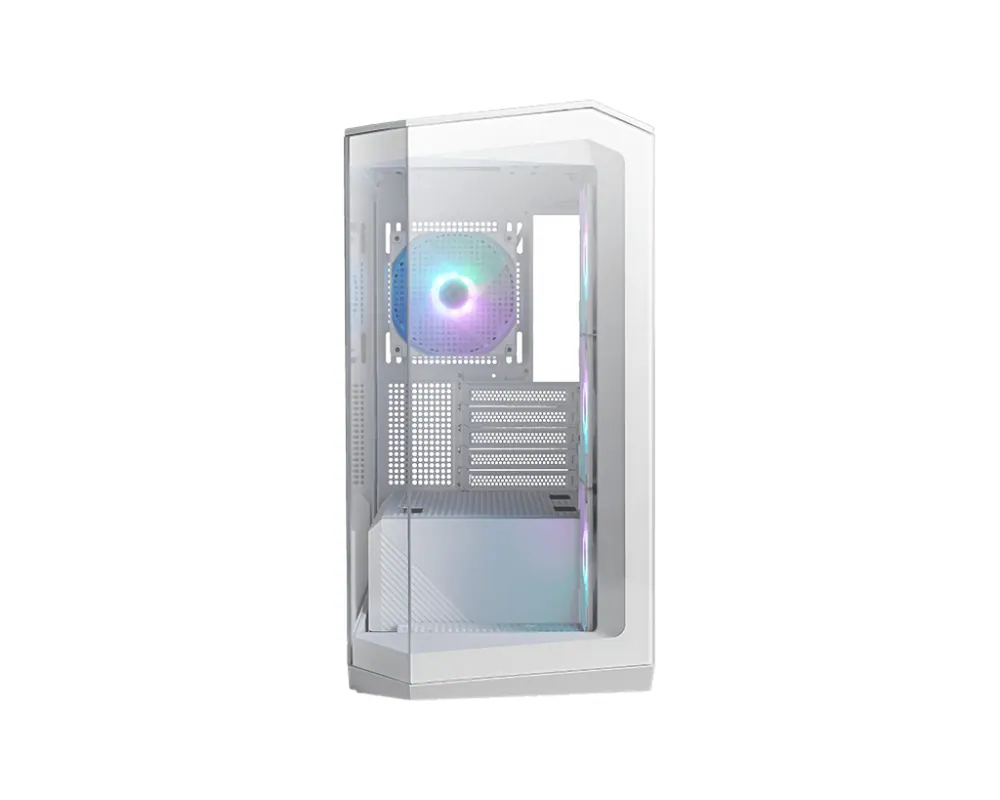MSI MAG PANO M100R PZ mATX Gaming Chassis - White