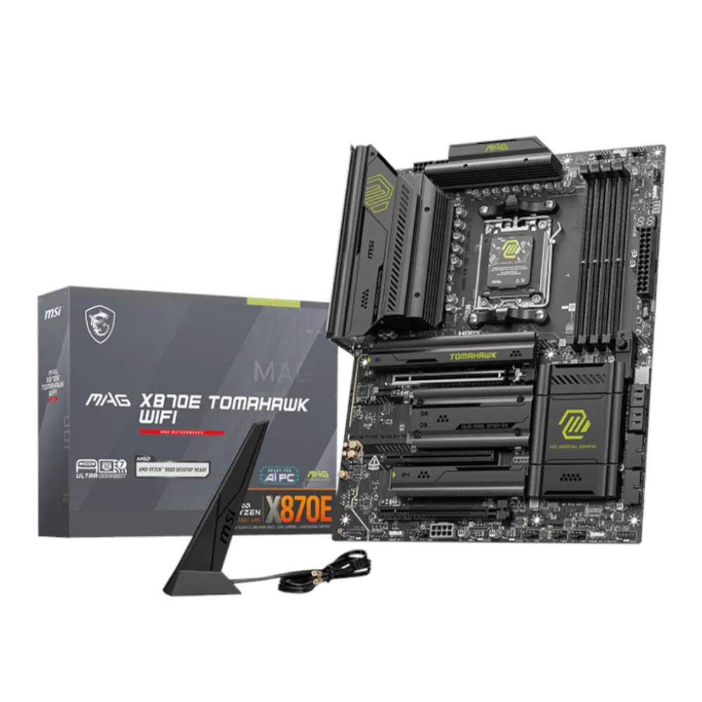 MSI MAG X870E TOMAHAWK WIFI AM5 ATX DDR5 Gaming Motherboard