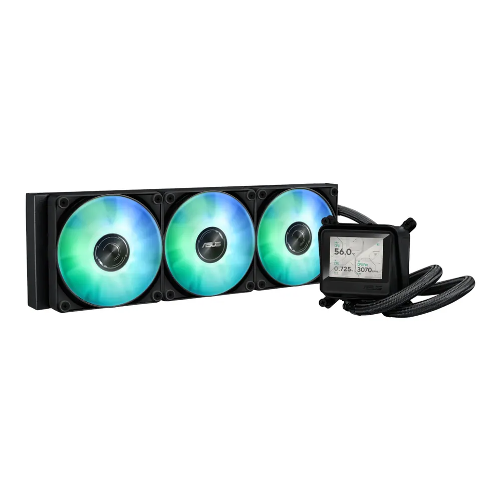 Asus MAX Gaming LC 360 ARGB LCD All-in-one CPU Liquid Cooler – Black