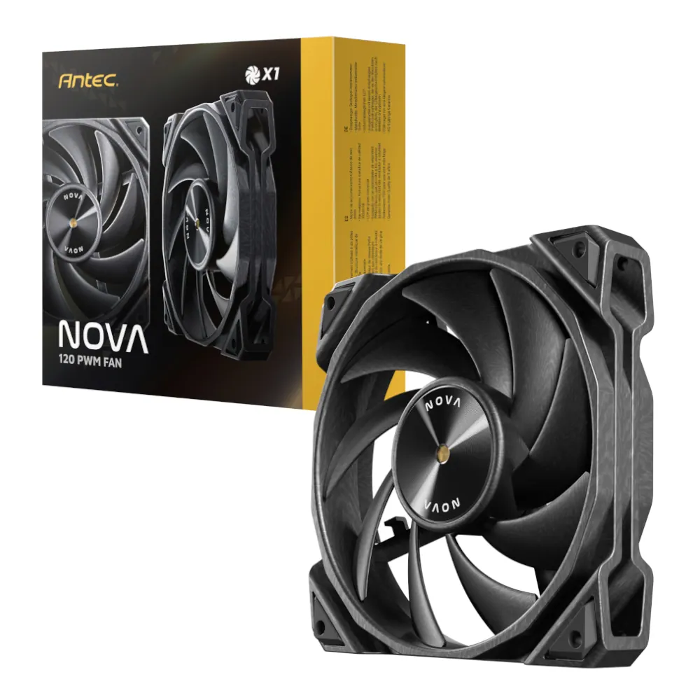 Antec PWM Fan with Speed Controller – Black