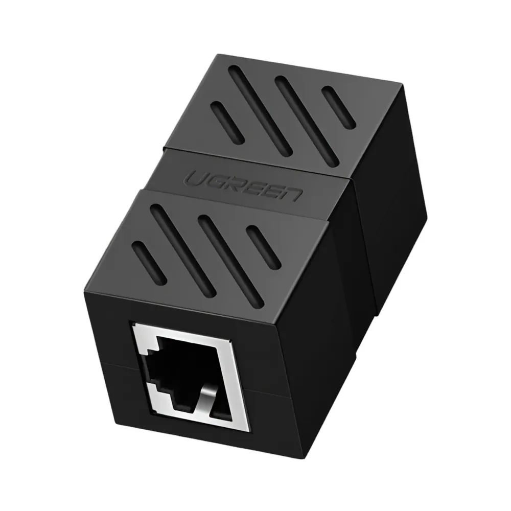 UGREEN RJ45 1Gbps Ethernet Cable Extender Adapter – Black