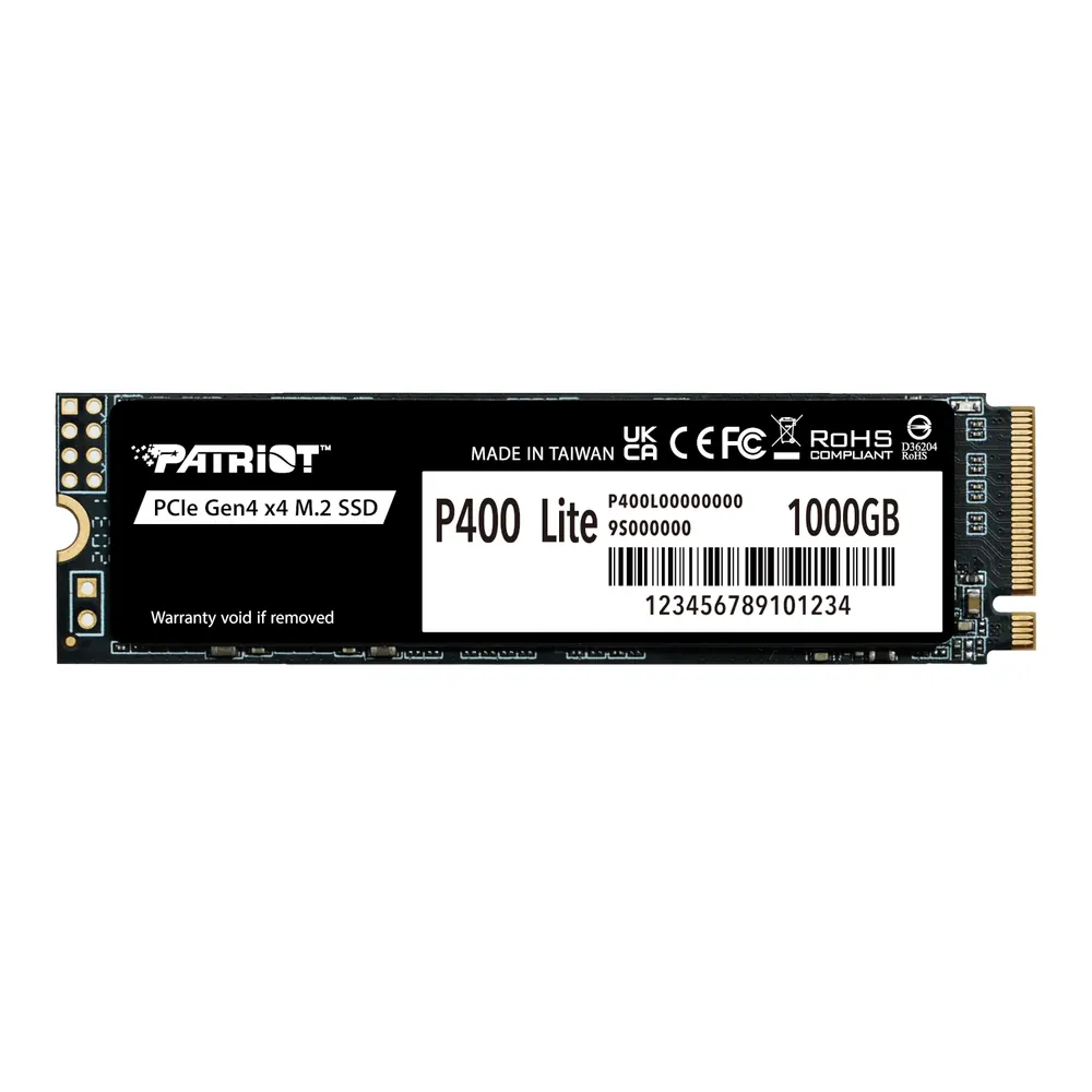 Patriot P400 Lite 1TB M.2 PCIe Gen 4 x4 NVMe SSD
