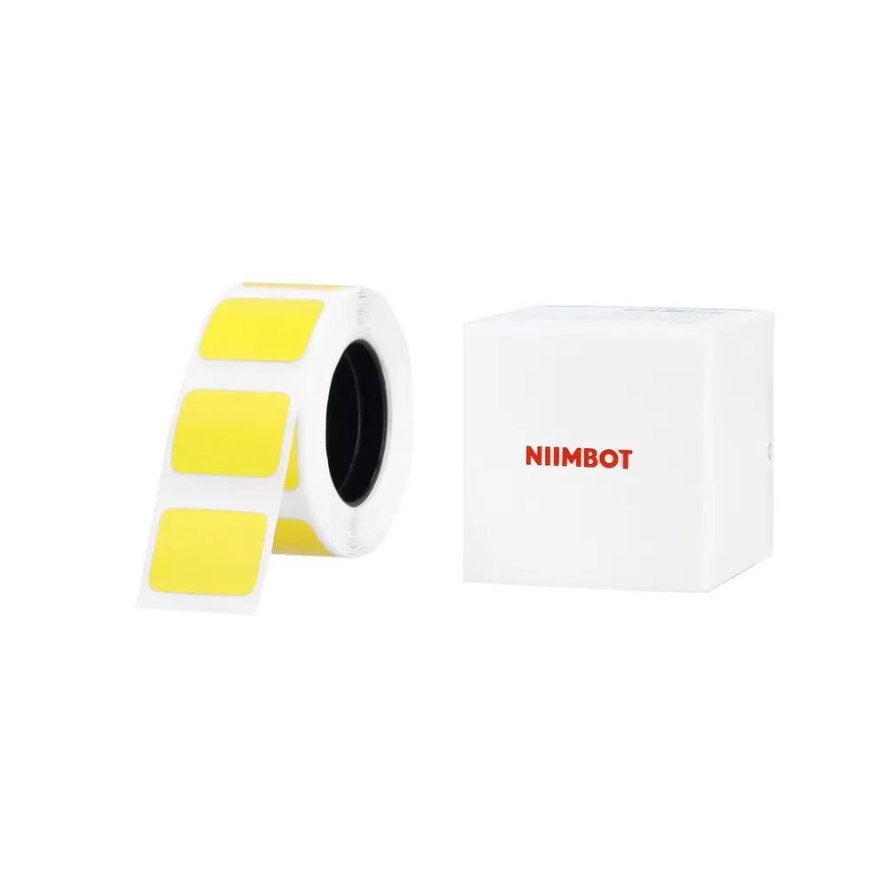 NIIMBOT M2 Thermal Transfer Label 20x15mm - 355 Labels Per Roll - Yellow