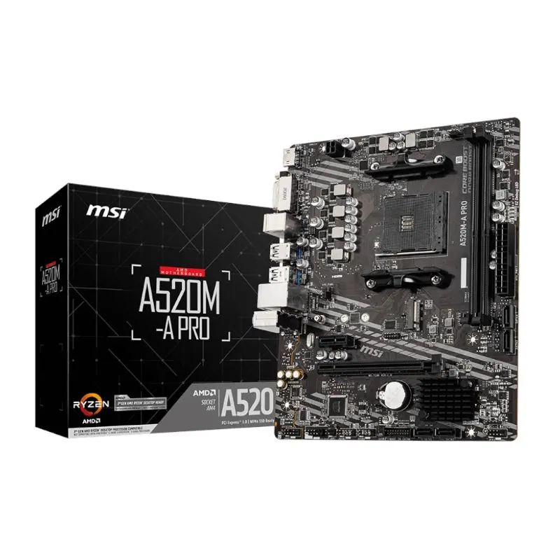 MSI PRO B850M-A AMD AM4 MATX Gaming Motherboard
