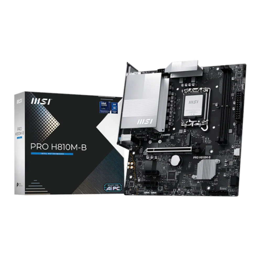 MSI H810M-B PRO LGA1851 M-ATX DDR5 Motherboard