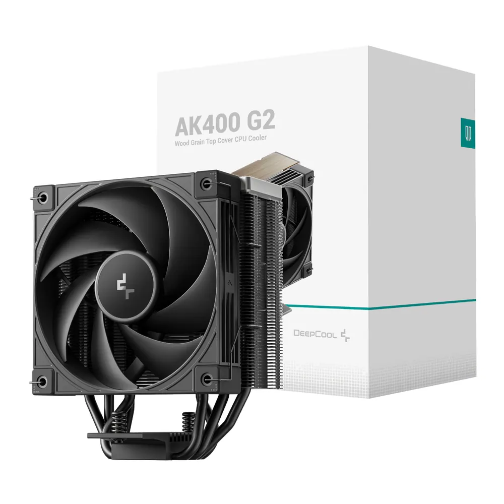 DeepCool AK400 G2 Dark 120mm CPU Air Cooler – Black
