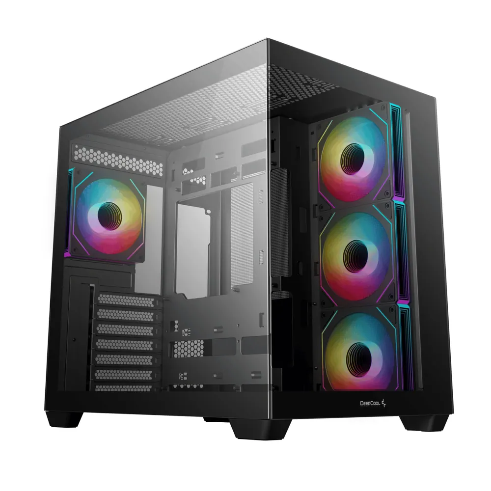 DeepCool CG530 4F Tempered Glass ATX Gaming Chassis – Black
