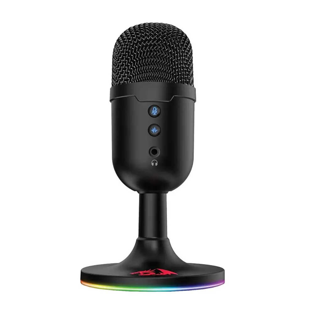 REDRAGON SONAR RGB USB Gaming Mic - Black