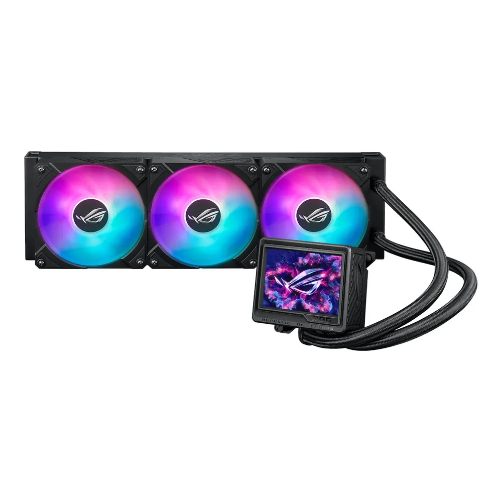 Asus ROG Ryujin III ARGB AIO Liquid Cooler – 3.5″ LCD Display