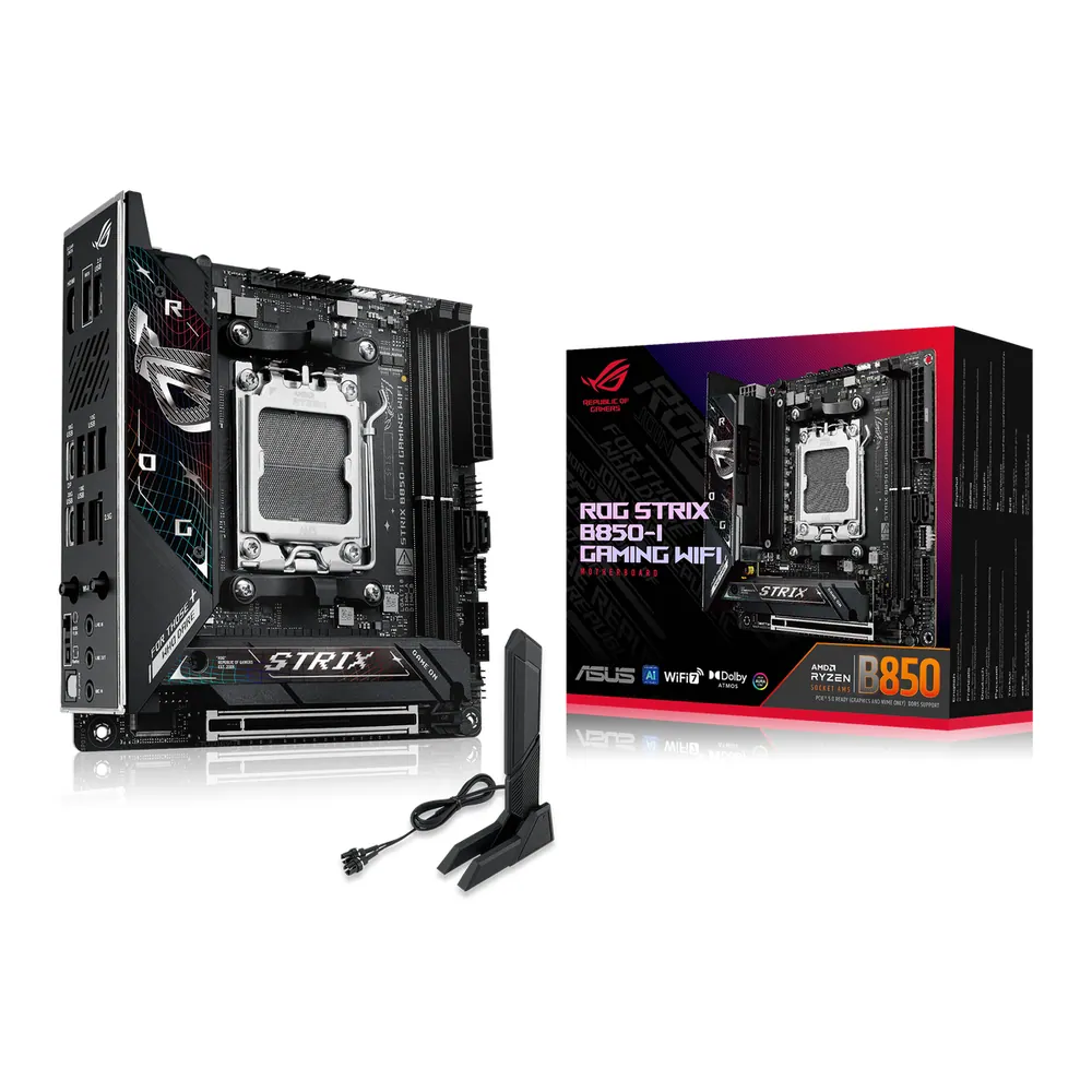 ASUS ROG STRIX B850-I GAMING WiFi AM5 ITX Gaming Motherboard
