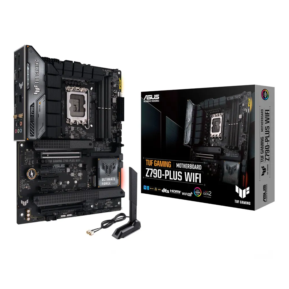 Asus TUF Gaming Z790-Plus Wi-Fi ATX Motherboard – Intel LGA1700, DDR5, PCIe 5.0. Wi-Fi 6E