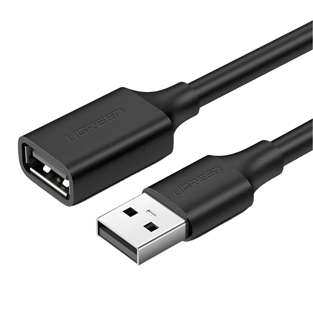 UGREEN USB 2.0 Extension Cable – Male to Female, 480Mbps Data Transfer – 1m