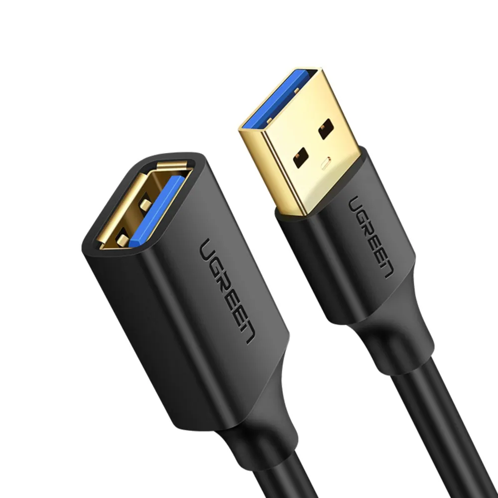 UGREEN USB 3.0 Extension Cable – Male to Female, 5Gbps Data Transfer – 1m