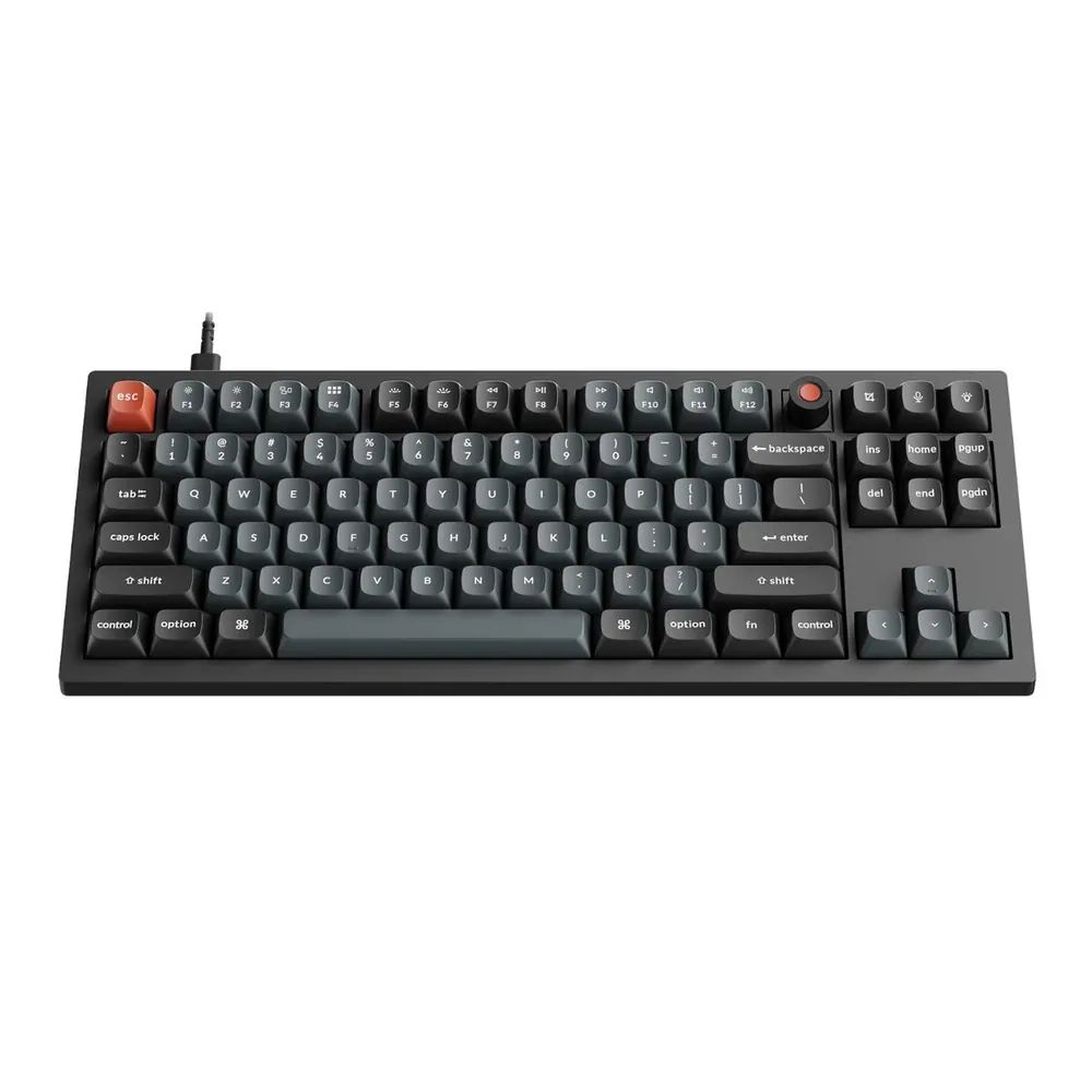 Keychron V1 Ultra 75% 8K Red Switch Hot-Swap Gateron Jupiter RGB Wireless Keyboard