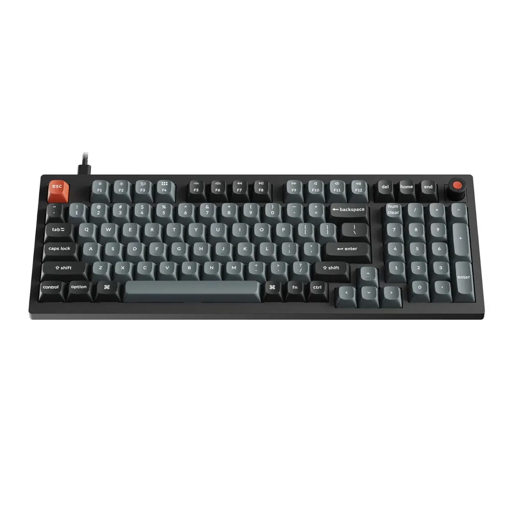 Keychron V5 Max QMK/VIA 96% 1K Brown Switch Hot-Swap Gateron Jupiter RGB Wireless Custom Mechanical Keyboard