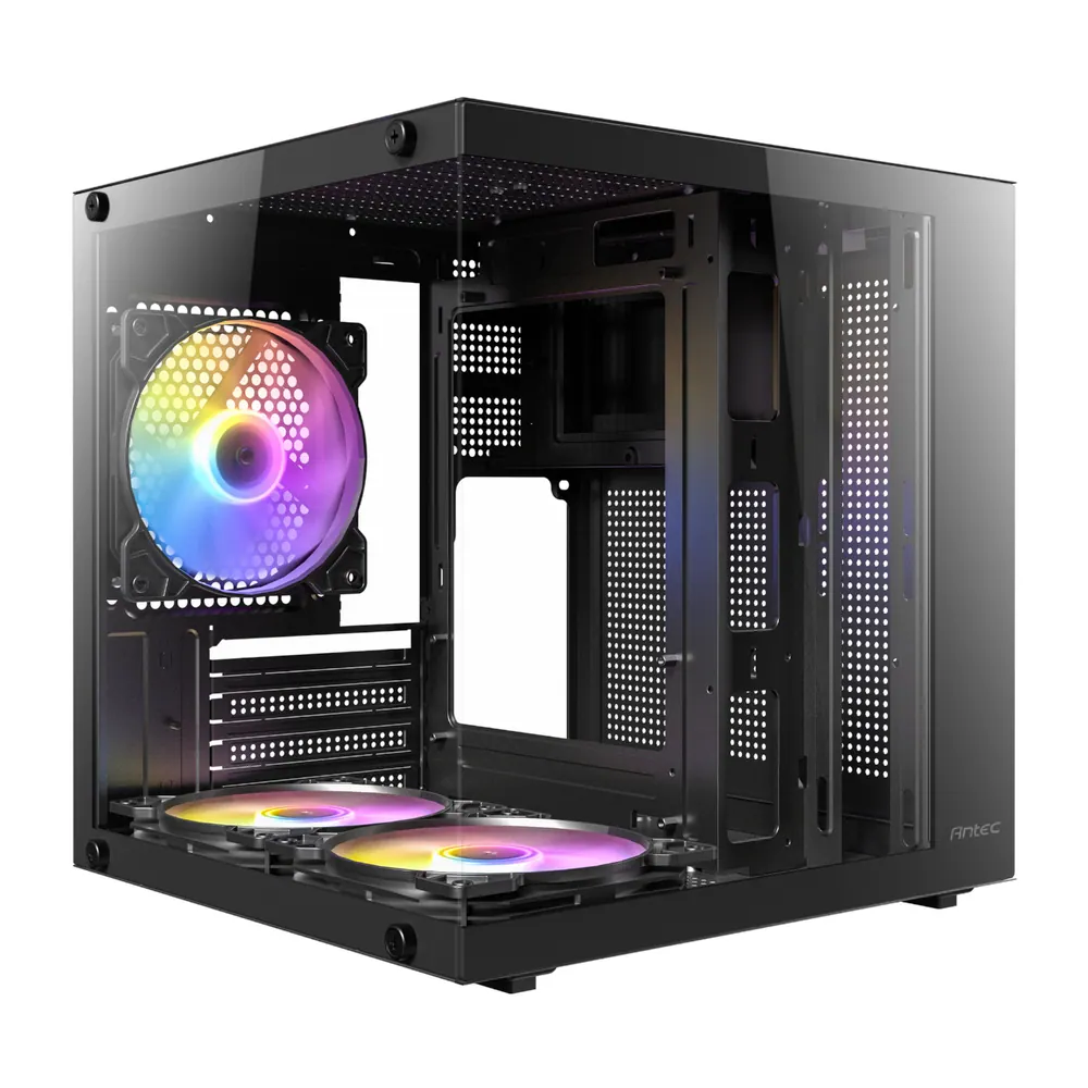 Antec Micro-ATX | ITX Mini -Tower Gaming Chassis – Black