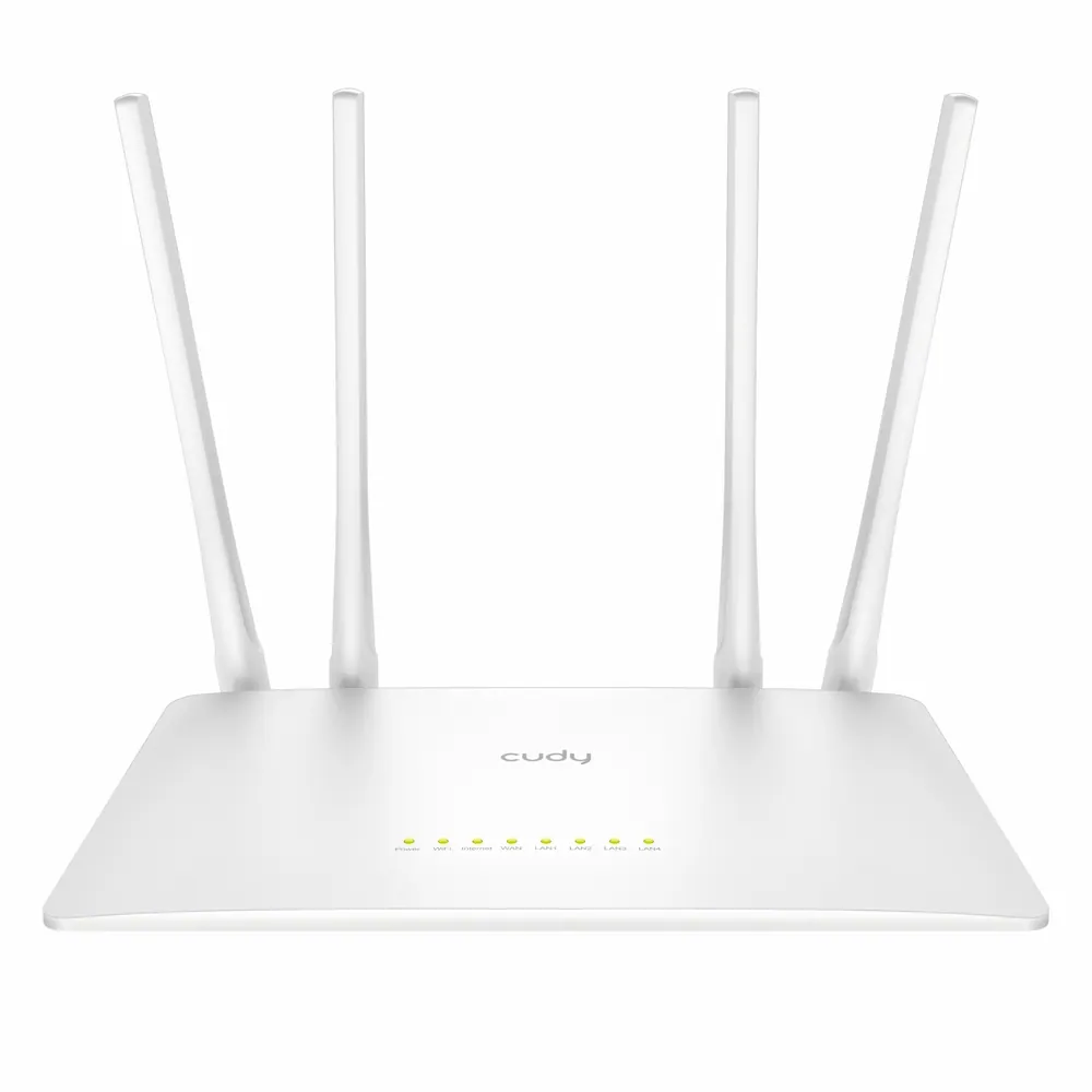 Cudy 300Mbps 5-Port Wi-Fi 4 Router – White