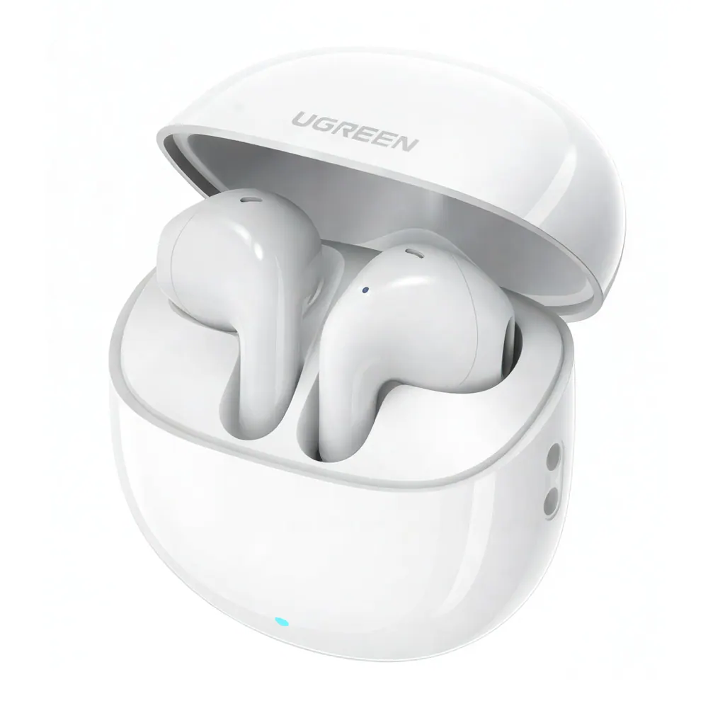 UGREEN Lightbuds Basic Earphones (Semi In-Ear)–White