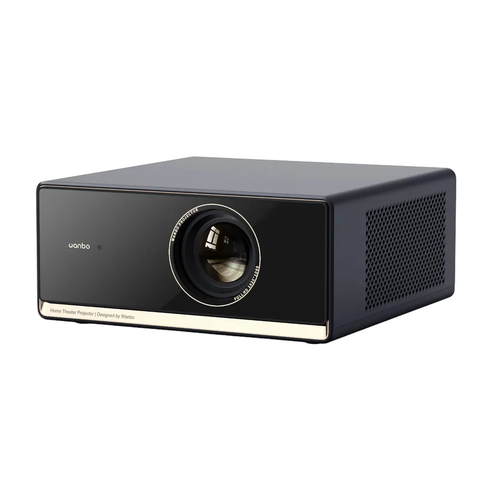 WANBO Full HD Smart Projector (1080p, 1100 ANSI Lumens, Android TV, ASA 3.0, 5GHz Wi-Fi, Autofocus)